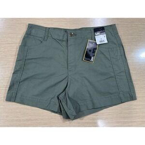 NWT LEE Women's Size 12 Shorts 4" Inseam High-Rise • Olive Grove Summer Style‎